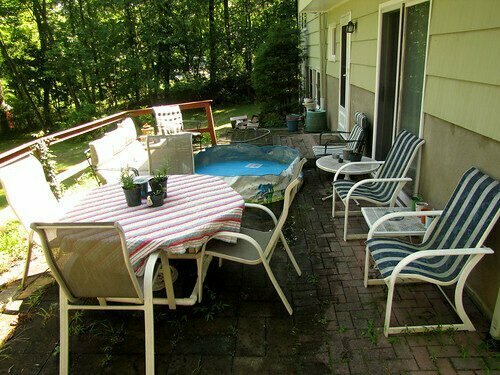 Cleaned up back patio