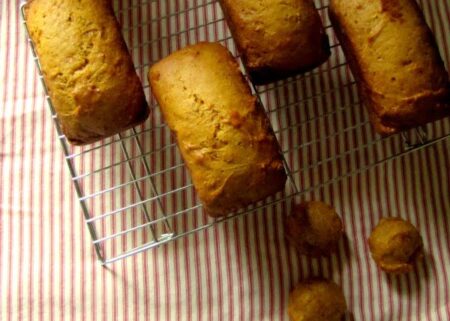 Lisa's Best Pumpkin Bread: Loaves cooling