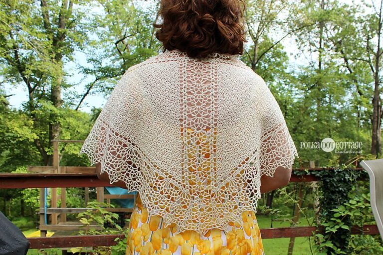 polkadot shawl