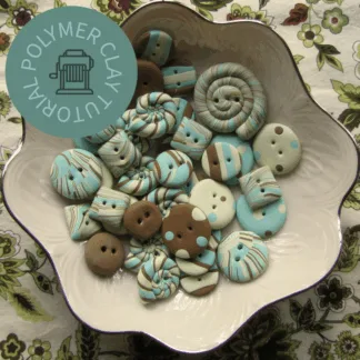 Beginner Buttons Class Polymer Clay Tutorial