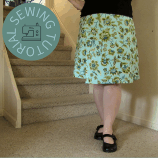 Spring Wrap Skirt Sewing Tutorial