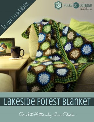 Lakeside Forest Blanket Crochet Pattern