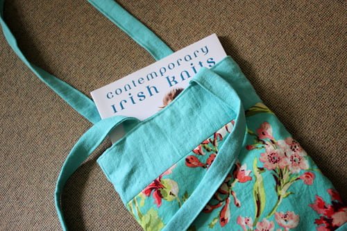 Library Book Tote, an eBook tutorial from Polka Dot Cottage