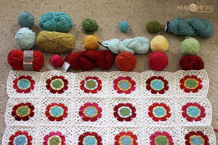 Tackling the BIG Project: crochet blanket challenges and strategies, at Polka Dot Cottage