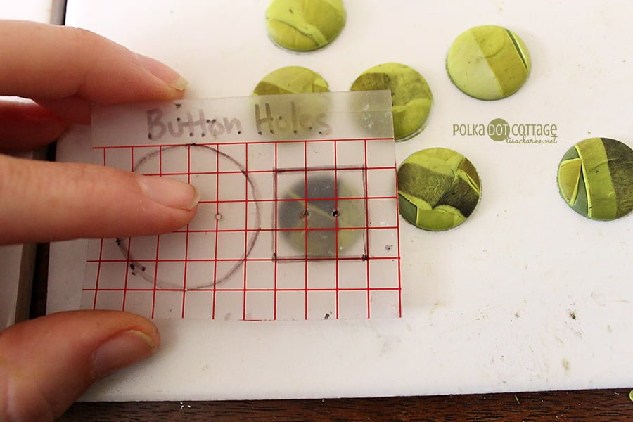 Rustic Polymer Clay Buttons, tutorial from Polka Dot Cottage