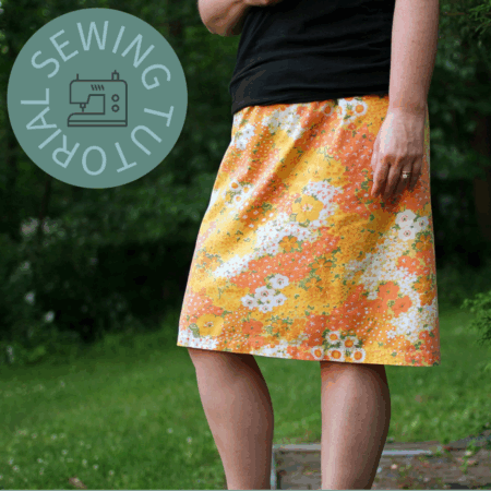 I Like My Skirts Fast and Cheap Sewing Tutorial