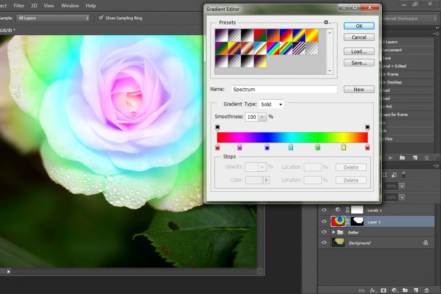How to change the color of an object in Photoshop