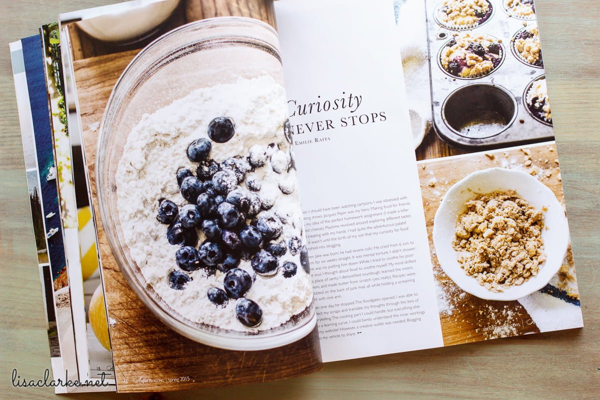 This Artful Blogging made me want to bake.