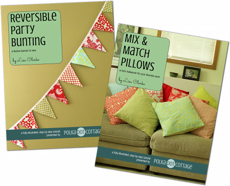 Banners and Pillowcases, sewing tutorials from Polka Dot Cottage