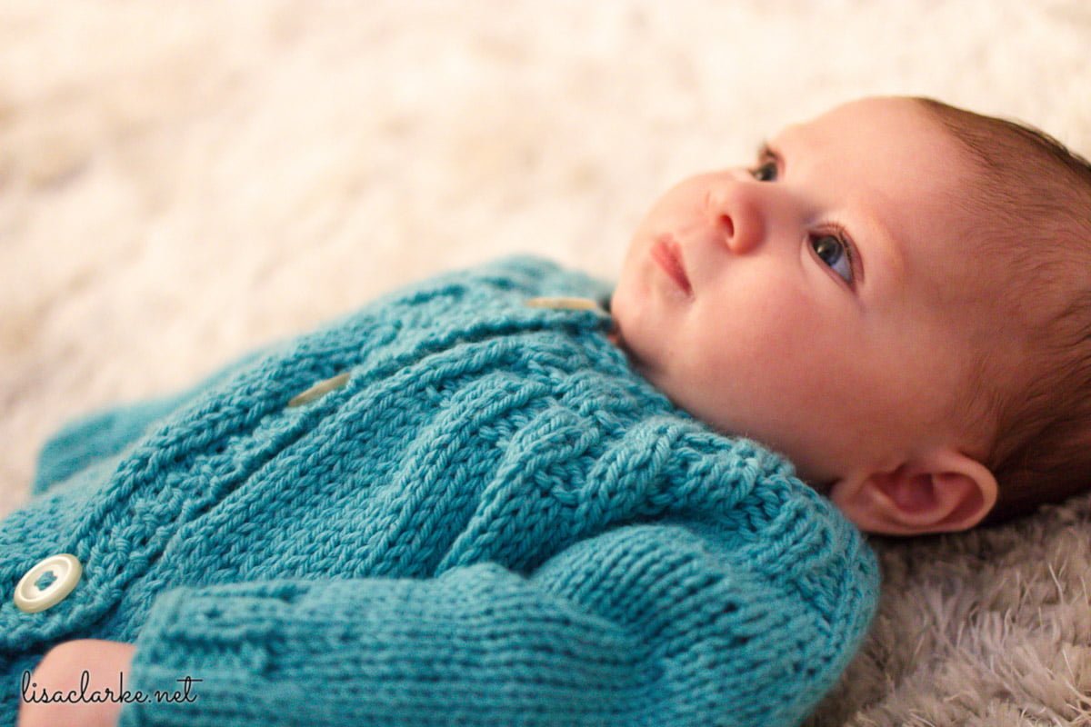 Four little top-down sweaters to knit for baby!
