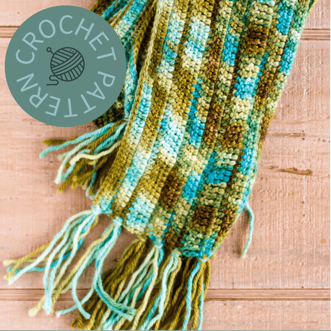 Lucky CHarm Scarf Crochet Pattern