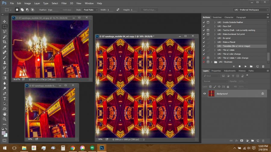Make Repeating Patterns in Photoshop: Circus Photo