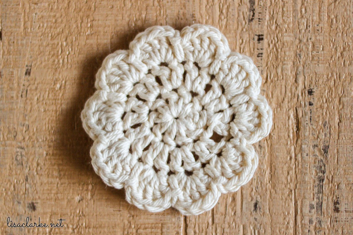 Crocheted table topper