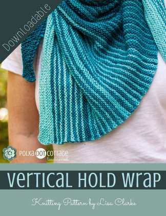 Vertical Hold Wrap Knitting Pattern