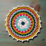 10-inch African Flower Mandala