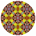 X Yellow Kaleidoscope