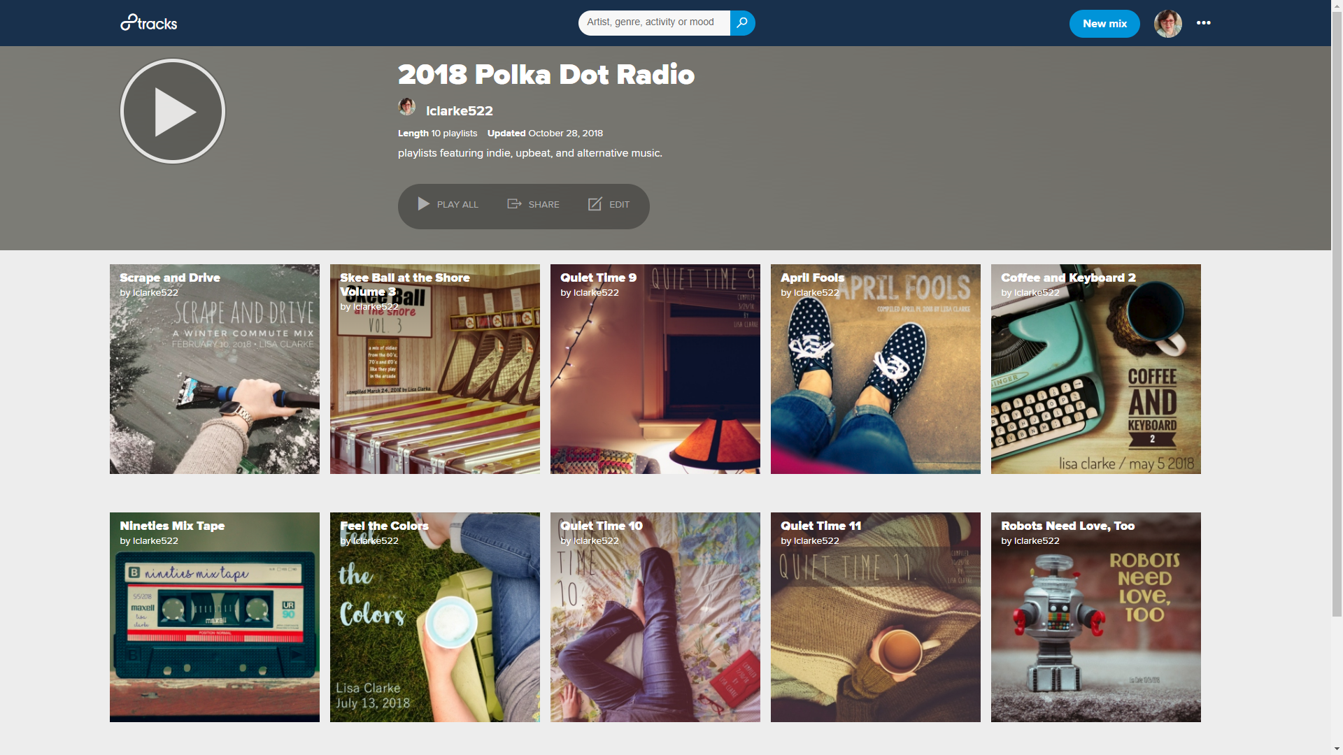 Ten Polka Dot Radio Playlists for 2018