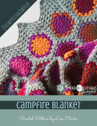 Campfire Blanket Crochet Pattern