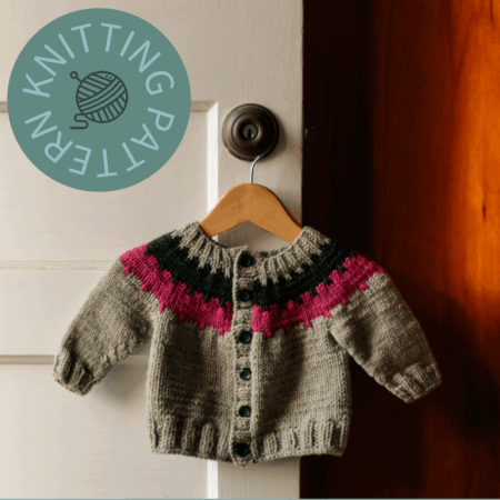 Cogwheel Cardigan Knitting Pattern