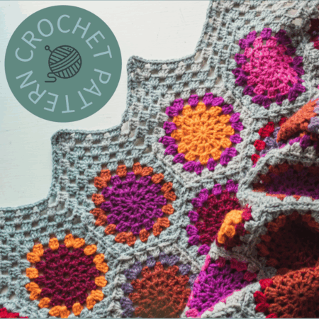 Campfire Blanket Crochet Pattern