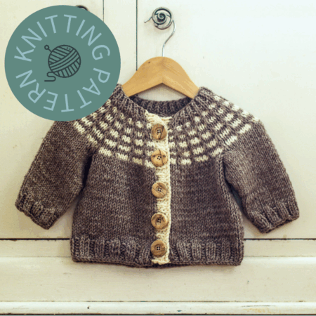Porthole Cardigan Knitting Pattern