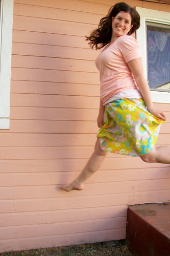 Jumping for Skirty Joy