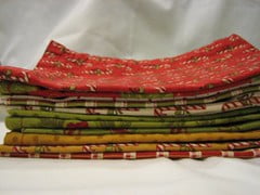 Set of 12 cloth napkins (set A)