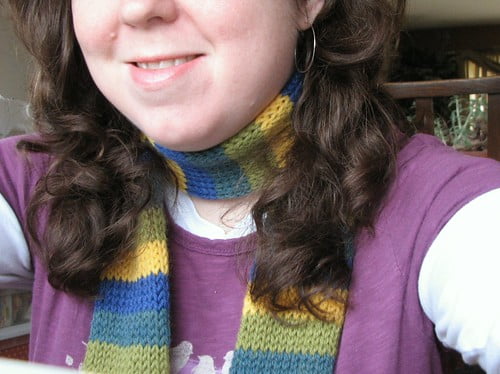 Stripey Tubular Scarf