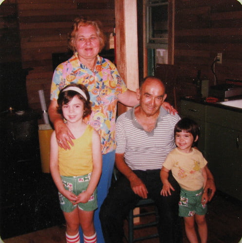 Me, my grandparents & my sister