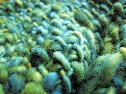 Shawl in progress