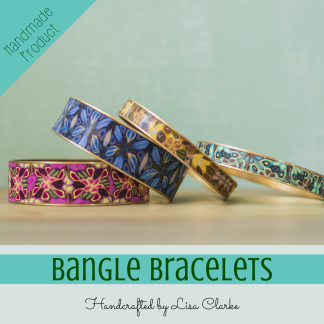 Bangle Bracelets by Lisa Clarke at Polka Dot Cottage