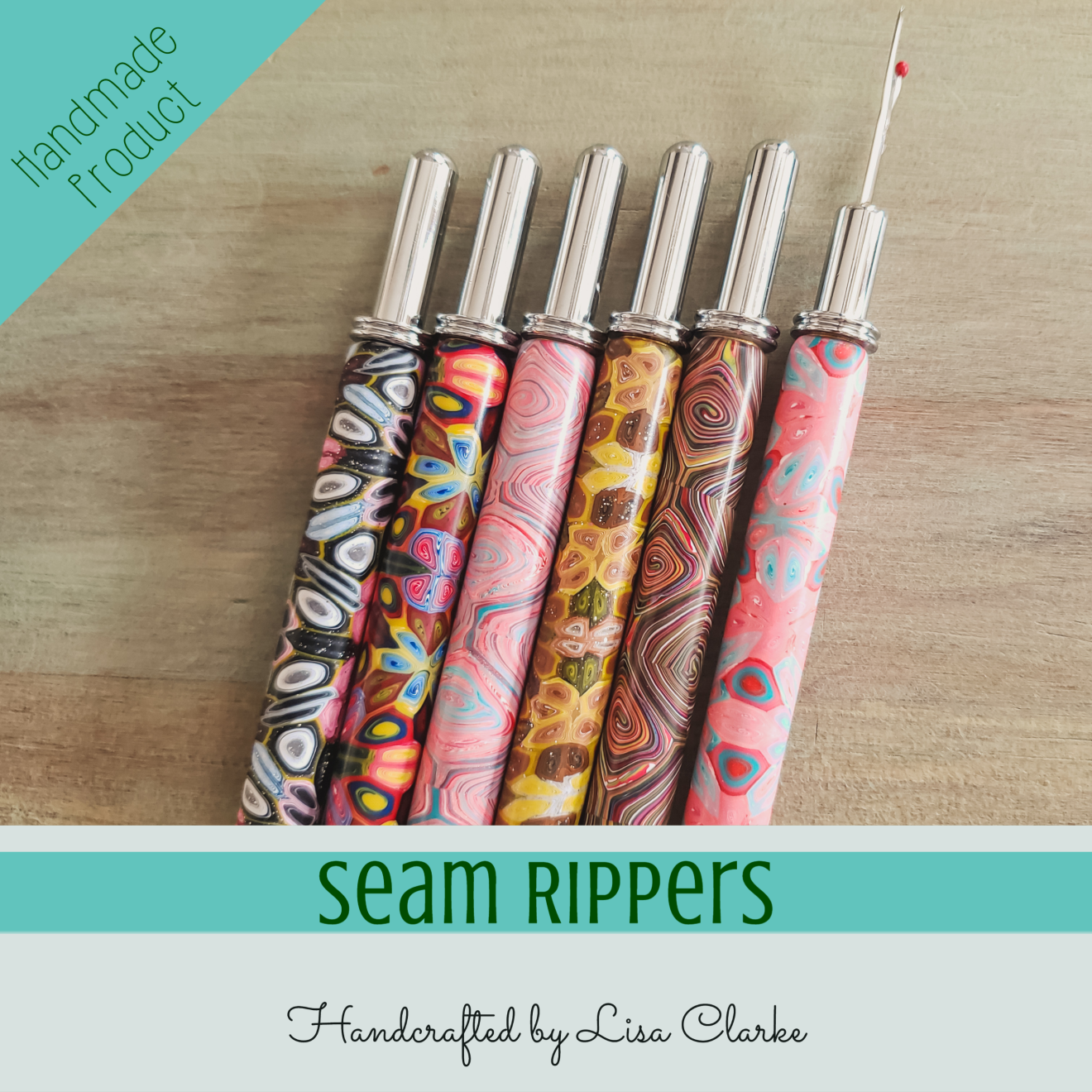 Seam Rippers by Lisa Clarke at Polka Dot Cottage