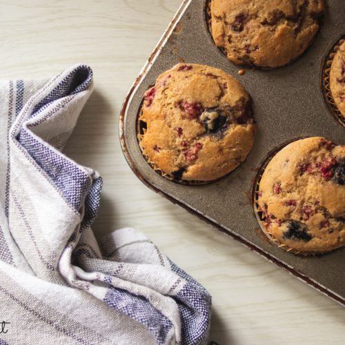 Summer Berry Muffins by Lisa Clarke