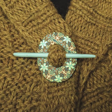 Shawl Pin in Progress
