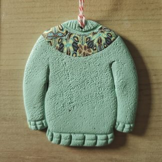 Fair Isle Sweater Ornaments