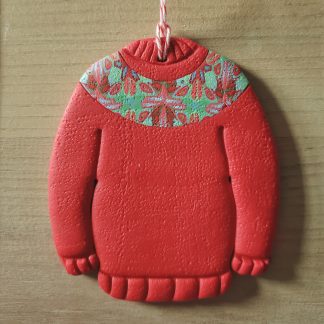 Fair Isle Sweater Ornaments