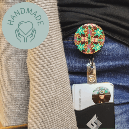 Polymer Clay Badge Reels