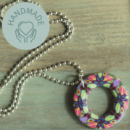 Polymer Clay Pendant Necklaces
