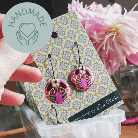 Polymer Clay Drop Earrings