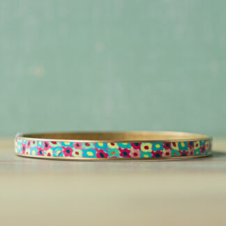 Bangle Bracelets<br><small>Channel Width: 3/16" (5mm), Design: Circus Calico</small>