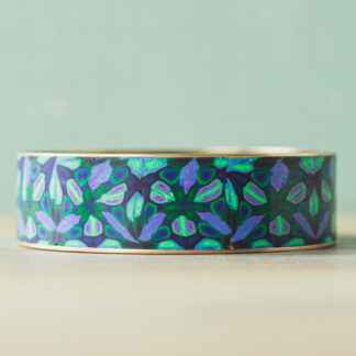 Bangle Bracelets<br><small>Channel Width: 5/8" (16mm), Design: Blue Jubilee</small>