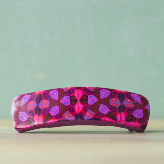 Barrettes<br><small>Size: 2.5", Design: Pink Jubilee</small>