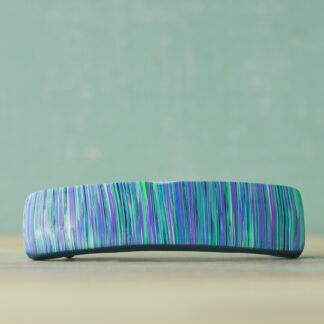 Barrettes<br><small>Size: 2.5", Design: Blue Strata</small>