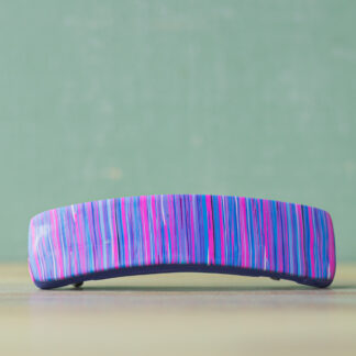 Barrettes<br><small>Size: 2.5", Design: Violet Strata</small>