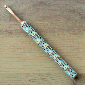Crochet Hooks<br><small>Size: F-5 (3.75mm), Hook Style: Inline (like Susan Bates), Design: Plasmatic Calico</small>