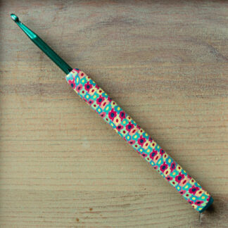 Crochet Hooks<br><small>Size: G-6 (4mm), Hook Style: Tapered (like Boye), Design: Circus Calico</small>