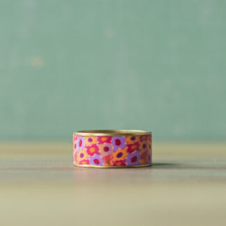 Inlay Rings<br><small>Channel Width: 5/16" (8mm), Ring Size: 11 (20.5mm), Design: Campfire Calico</small>