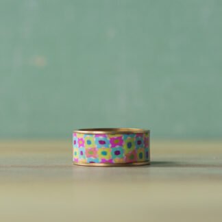 Inlay Rings<br><small>Channel Width: 5/16" (8mm), Ring Size: 11 (20.5mm), Design: Seaside Calico</small>