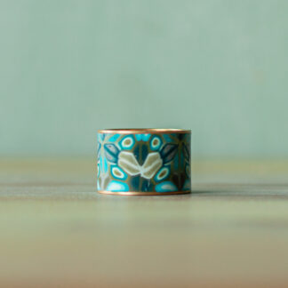 Inlay Rings<br><small>Channel Width: 1/2" (12.5mm), Ring Size: 8 (18mm), Design: Celadon Jubilee</small>