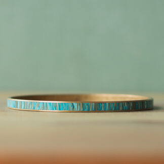 Bangle Bracelets<br><small>Channel Width: 1/8" (3mm), Design: Celadon Strata</small>